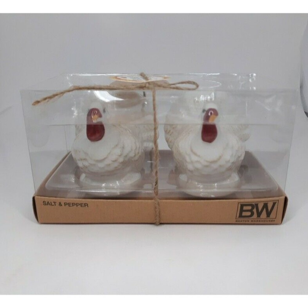 TURKEY Salt and Pepper Ceramic Shakers  - Boston warehouse